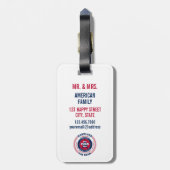 Maryland Staat Personalisiertes Geschenk Idee Gepä Gepäckanhänger (Rückseite vertikal)