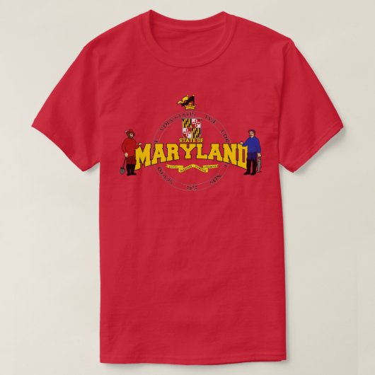 Maryland Staat USA T-Shirt (Design vorne)