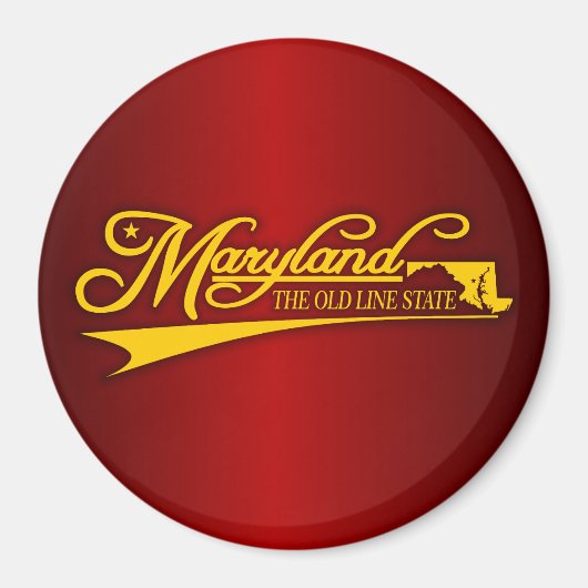 Maryland Staat von mir Magnet (Vorne)
