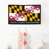 Maryland-Staats-Flagge Banner (Insitu)