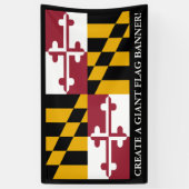 Maryland-Staats-Flagge Banner (Vertikal)