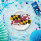 Maryland-Staats-Flagge Pappteller (Party)