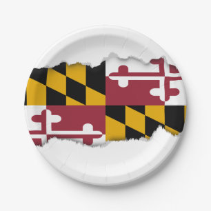 Maryland-Staats-Flagge Pappteller
