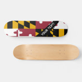 Maryland-Staats-Flagge Skateboard (Horizontal)