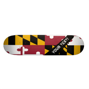 Maryland-Staats-Flagge Skateboard