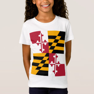 Maryland-Staats-Flagge stilvoll T-Shirt