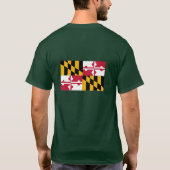 Maryland-Staats-Flagge T-Shirt (Rückseite)