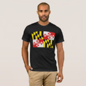 Maryland-Staats-Flagge T-Shirt (Vorne ganz)