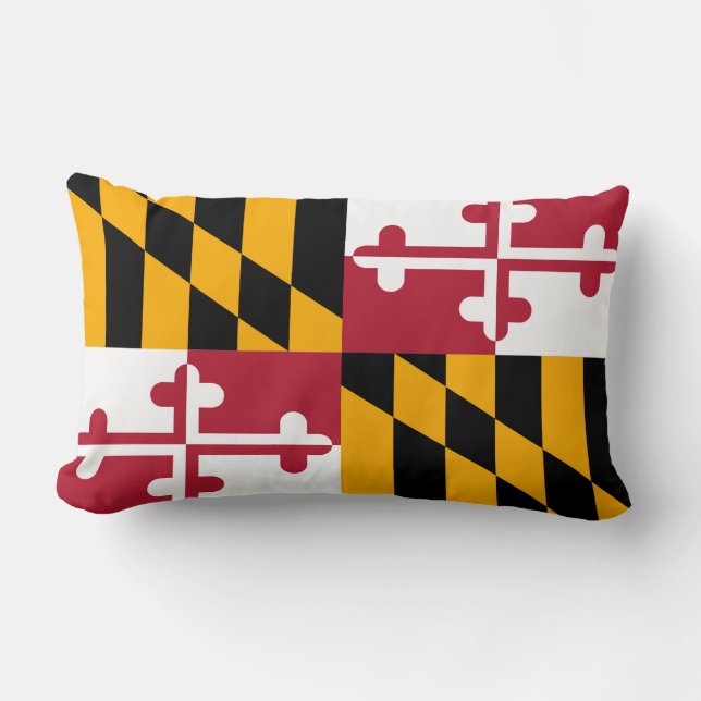 Maryland-Staats-Flaggen-Entwurf Lendenkissen (Vorderseite)