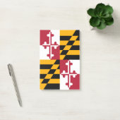 Maryland-Staats-Flaggen-Entwurfs-Akzent Post-it Klebezettel (Büro)