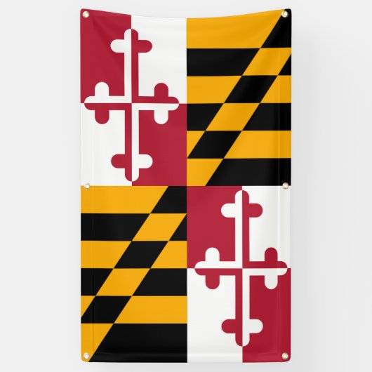 Maryland-Staats-Flaggen-stilvolle Dekor-Fahne Banner (Vertikal)