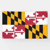 Maryland-Staats-Flaggen-stilvolle Dekor-Fahne Banner (Horizontal)