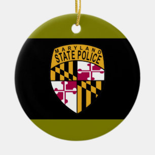 Maryland-Staats-Polizei verziert Keramik Ornament
