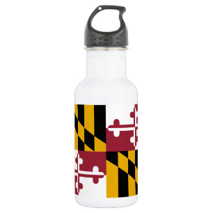 Maryland Staatsflagge Edelstahlflasche