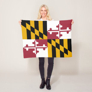 Maryland Staatsflagge Fleecedecke