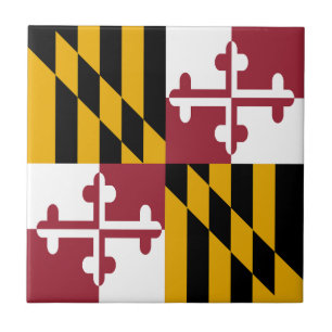 Maryland Staatsflagge Fliese