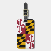 Maryland Staatsflagge Gepäckanhänger (Vorderseite vertikal)