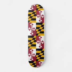 Maryland Staatsflagge Skateboard