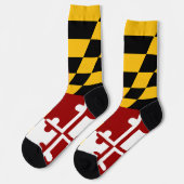 Maryland-Staatsflagge Socken (Linkes Detail)