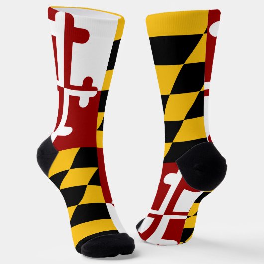 Maryland-Staatsflagge Socken (Gewinkelt)