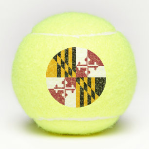 Maryland Staatsflagge Tennisbälle
