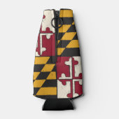 Maryland State Flag Cold Insulated Bottle Holder Flaschenkühler (Rückseite)