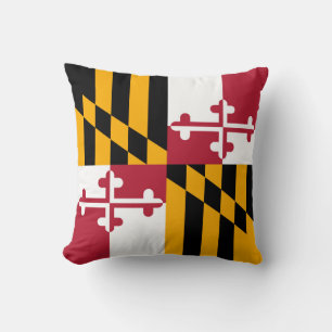 Maryland State Flag Colors Graphic Kissen
