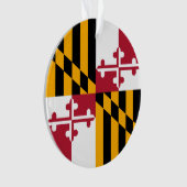 Maryland State Flag Colors Graphic Ornament (Vorderseite)