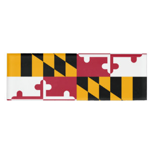 Maryland State Flag Colors Namenschild