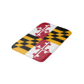 Maryland State Flag Custom Design Badematte (Schrägansicht)
