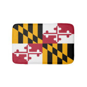 Maryland State Flag Custom Design Badematte (Vorderseite)