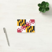 Maryland State Flag Design Accent Post-it Klebezettel (Büro)