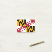 Maryland State Flag Design Accent Post-it Klebezettel (Auf Schreibtisch)