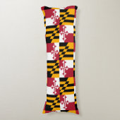 Maryland State Flag Design Accent Seitenschläferkissen (Vorderseite Vertikal)