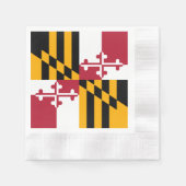 Maryland State Flag Design Accent Serviette (Vorderseite)