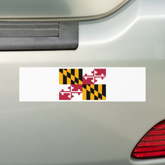 Maryland State Flag Design Autoaufkleber (Auf Auto)