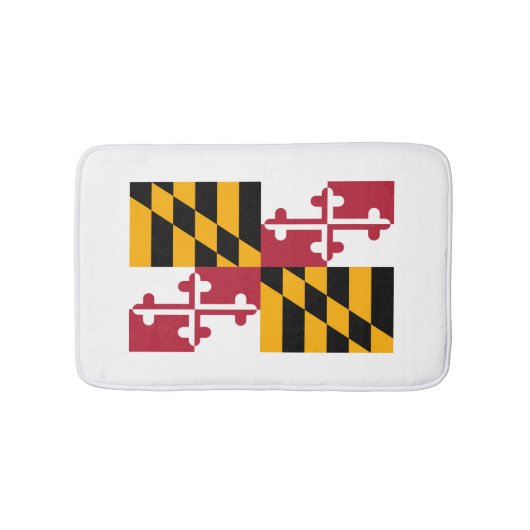Maryland State Flag Design Badematte (Vorderseite)