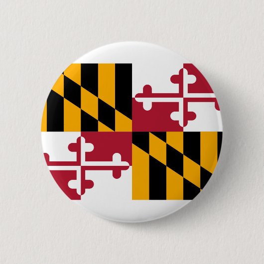 Maryland State Flag Design Button (Vorderseite)