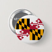 Maryland State Flag Design Button (Vorne & Hinten)