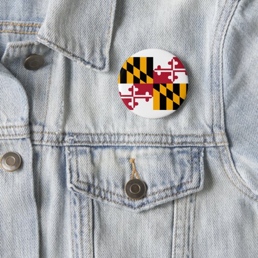 Maryland State Flag Design Button (Beispiel)