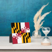Maryland State Flag Design Decoration Fotoplatte (InSitu)