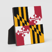Maryland State Flag Design Decoration Fotoplatte (Vorderseite)