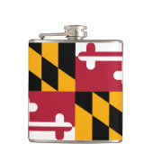 Maryland State Flag Design Flachmann (Vorderseite)