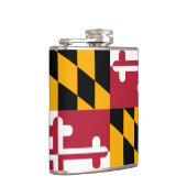 Maryland State Flag Design Flachmann (Rechts)