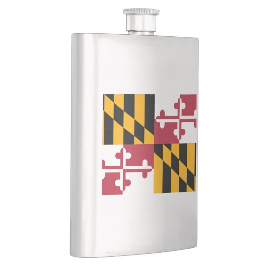 Maryland State Flag Design Flachmann (Rechts)