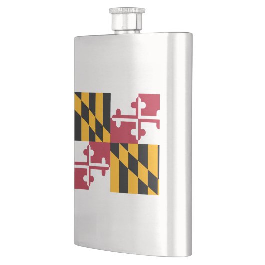 Maryland State Flag Design Flachmann (Links)