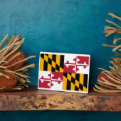 Maryland State Flag Design Fotoplatte (Seite)