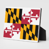 Maryland State Flag Design Fotoplatte (Seite)