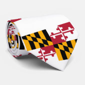 Maryland State Flag Design Krawatte (Gerollt)