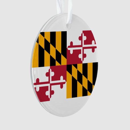 Maryland State Flag Design Ornament (Vorderseite)